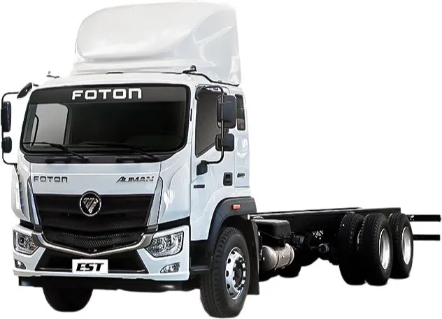 Foton Auman EST-M 6x4 cargo truck front three-quarter view